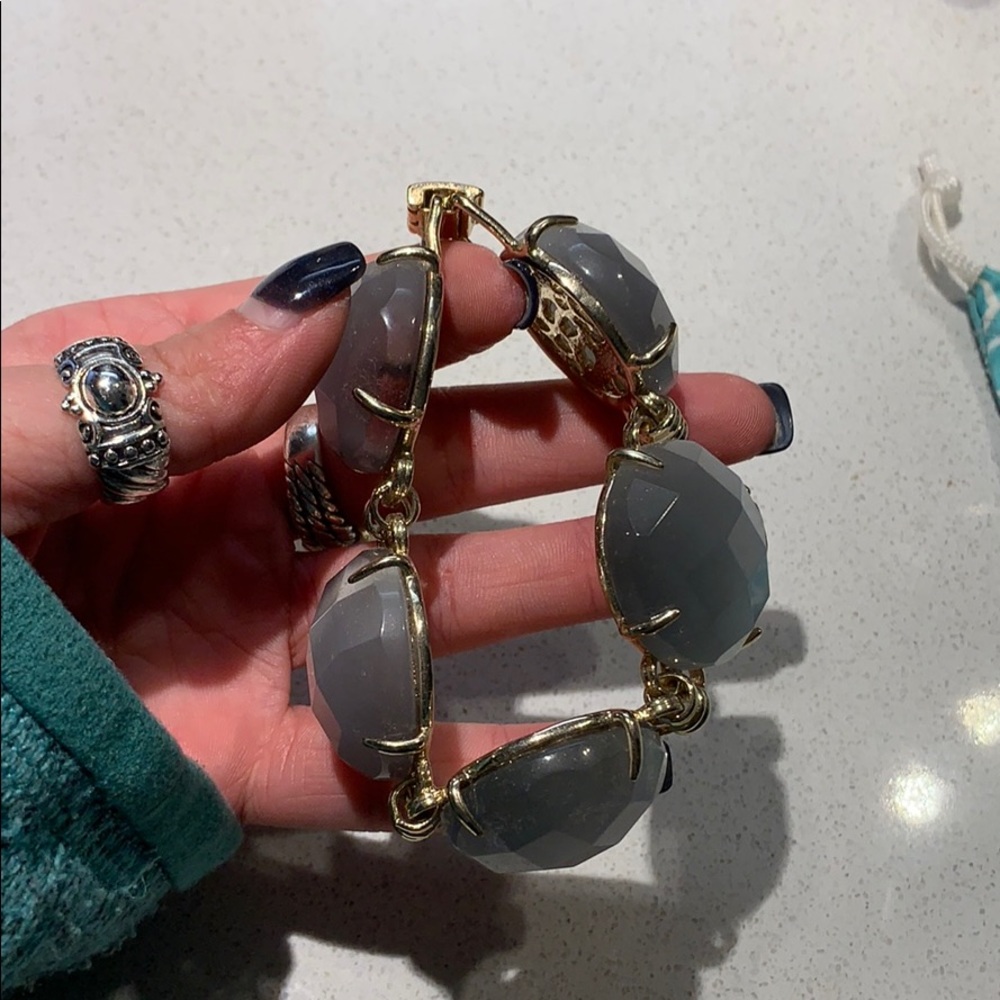 Kendra Scott grey Cassie bracelet
